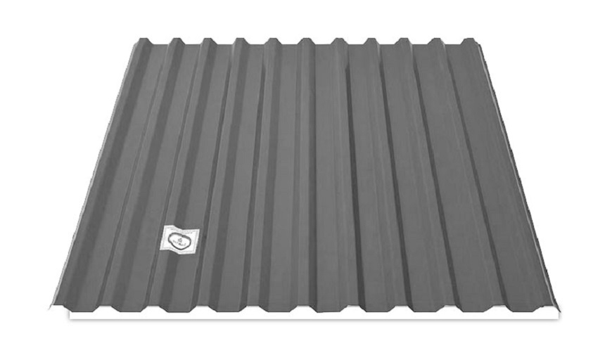 Tôn cách nhiệt 11 sóng Olympic màu ghi xám