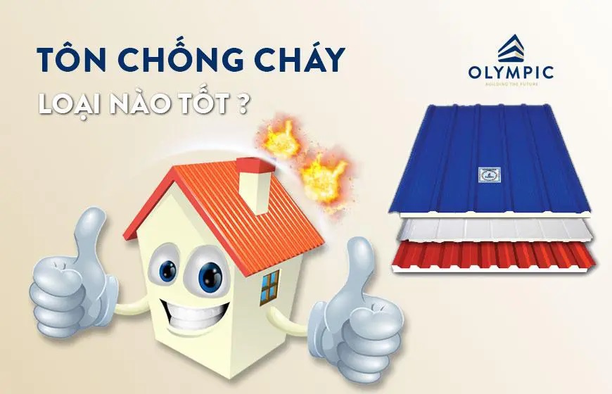 Tôn chống cháy cách nhiệt Olympic có chính sách bảo hành lên tới 25 năm nhận được nhiều phản hồi tốt về chất lượng và thẩm mỹ