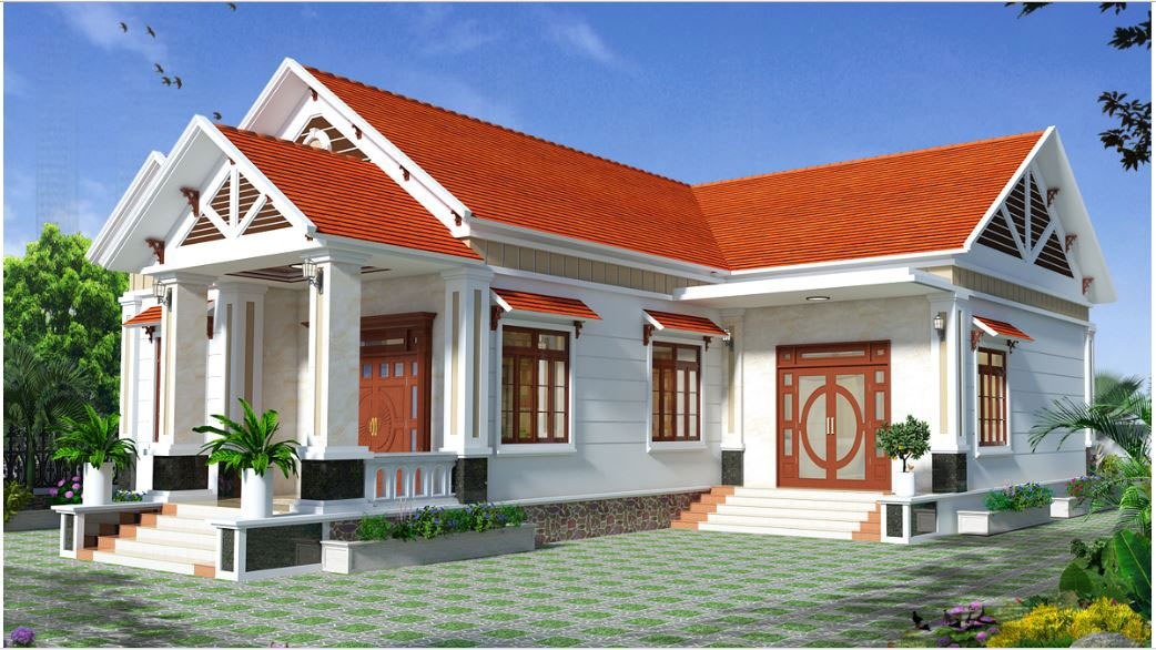 Mái tôn giúp tô điểm cho mọi không gian kiến trúc