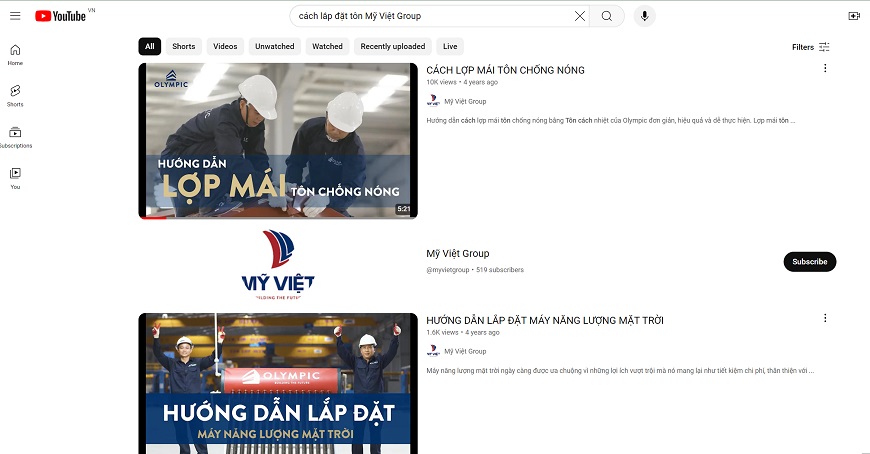 Tham khảo video lắp đặt chi tiết tôn lợp mái của Mỹ Việt Group