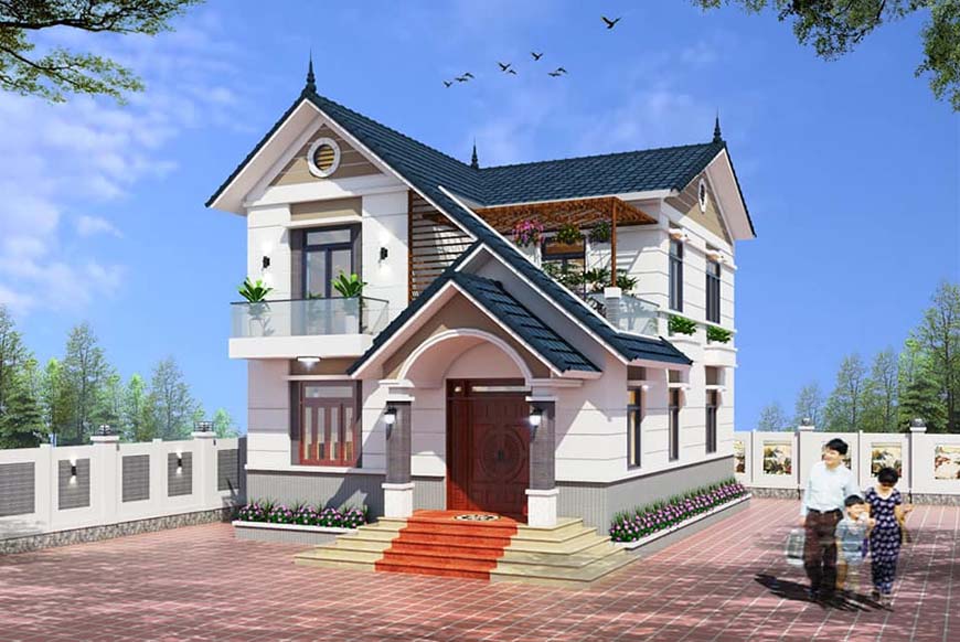 Kiểu nhà mái Thái phù hợp ở ngoại ô Việt Nam