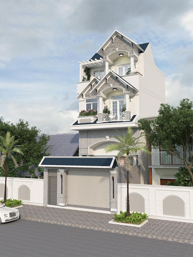 Ngôi nhà với thiết kế sang trọng, tiện nghi và hiện đại