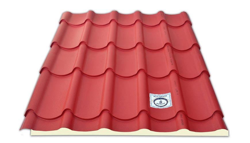 Tôn Olympic màu đỏ kim cương mang lại vẻ đẹp sang trọng cho ngôi nhà