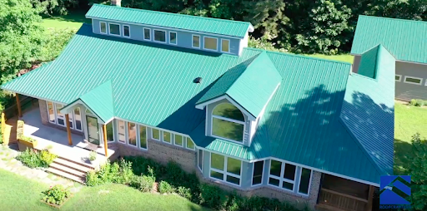 Tôn xanh ngọc dùng cho công trình có diện tích lợp mái rộng