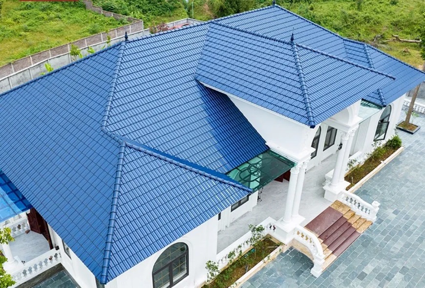 Màu tôn cho biệt thự