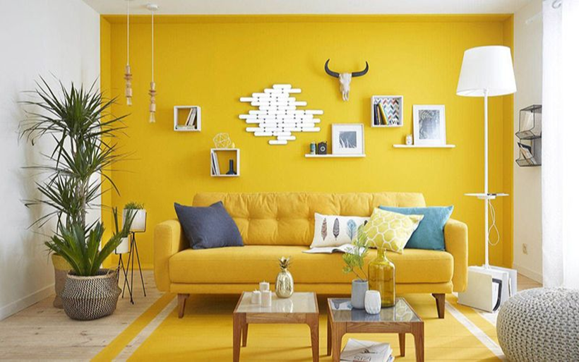 Ngôi nhà màu vàng hợp với gia chủ mệnh Thổ