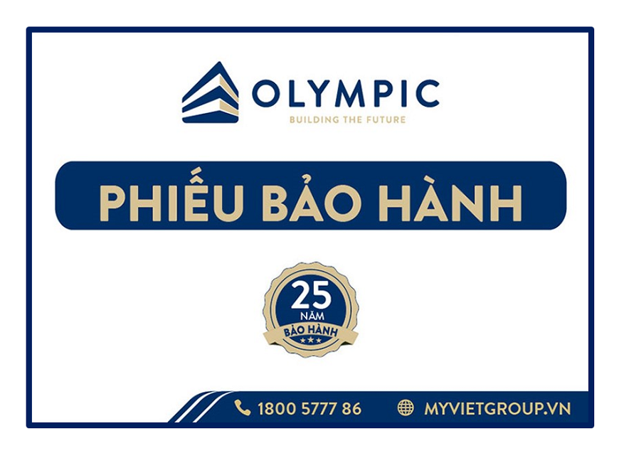 Mua tôn Olympic chính hãng để được đảm bảo quyền lợi bảo hành và chất lượng sản phẩm lên tới 25 năm