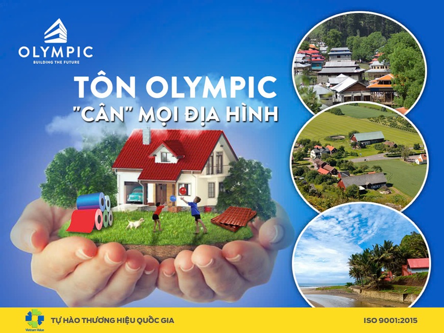 Tôn Olympic - Độ dày đa dạng, cân mọi địa hình