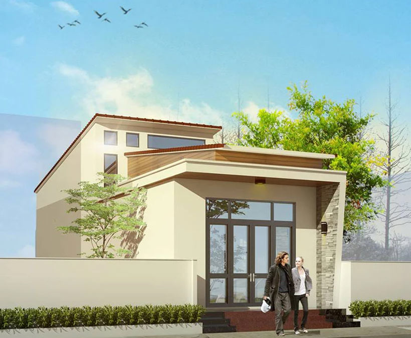 Nhà ống cấp 4 mái tôn