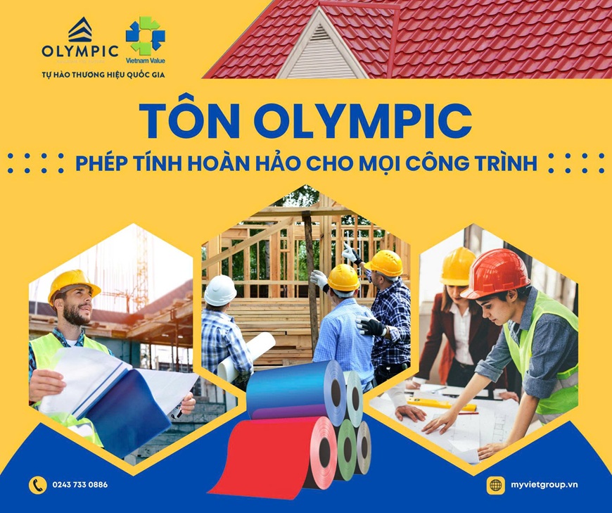 Tôn Olympic - Tôn chất lượng cho mọi công trình