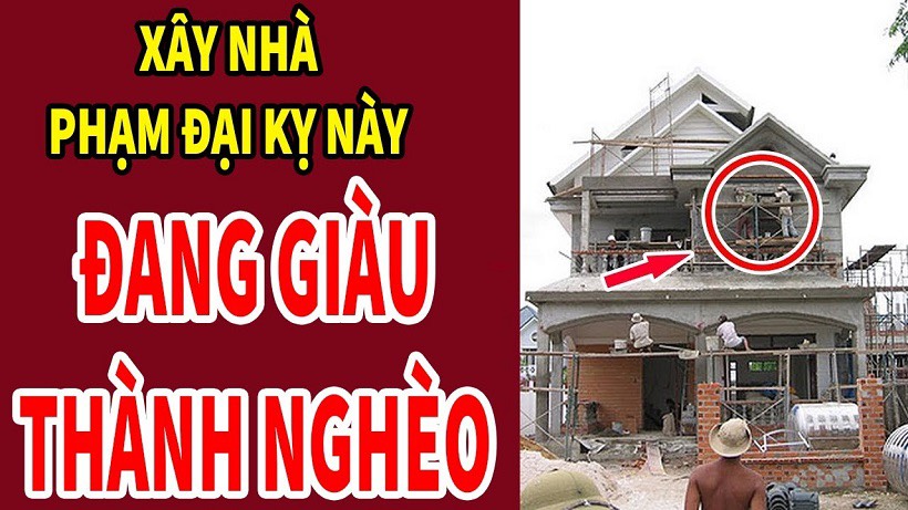 Tuyệt đối tránh những đại kỵ tâm linh khi xây nhà