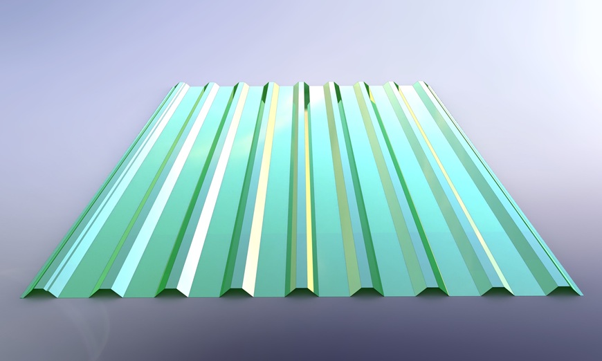 Tôn sóng vuông mang nét đẹp hiện đại