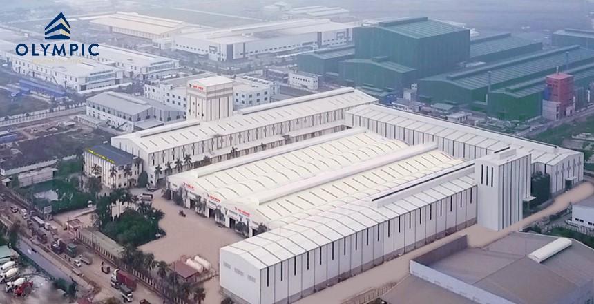 Vẻ đẹp của công trình sử dụng mái tôn Olympic