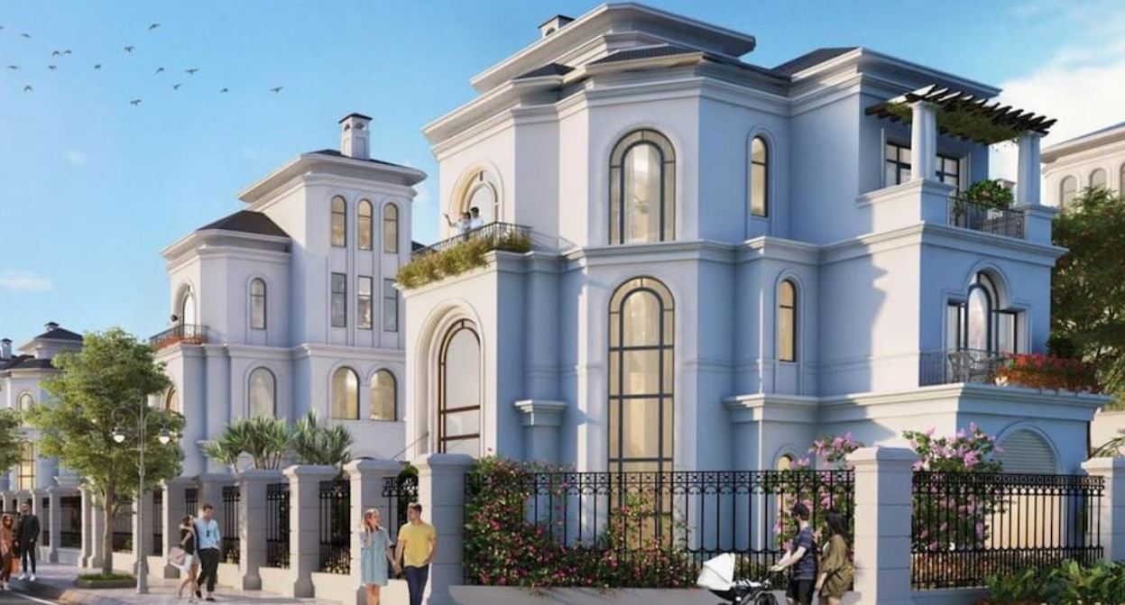 Tôn lợp mái màu ghi xám tăng thêm vẻ đẹp cho biệt thự