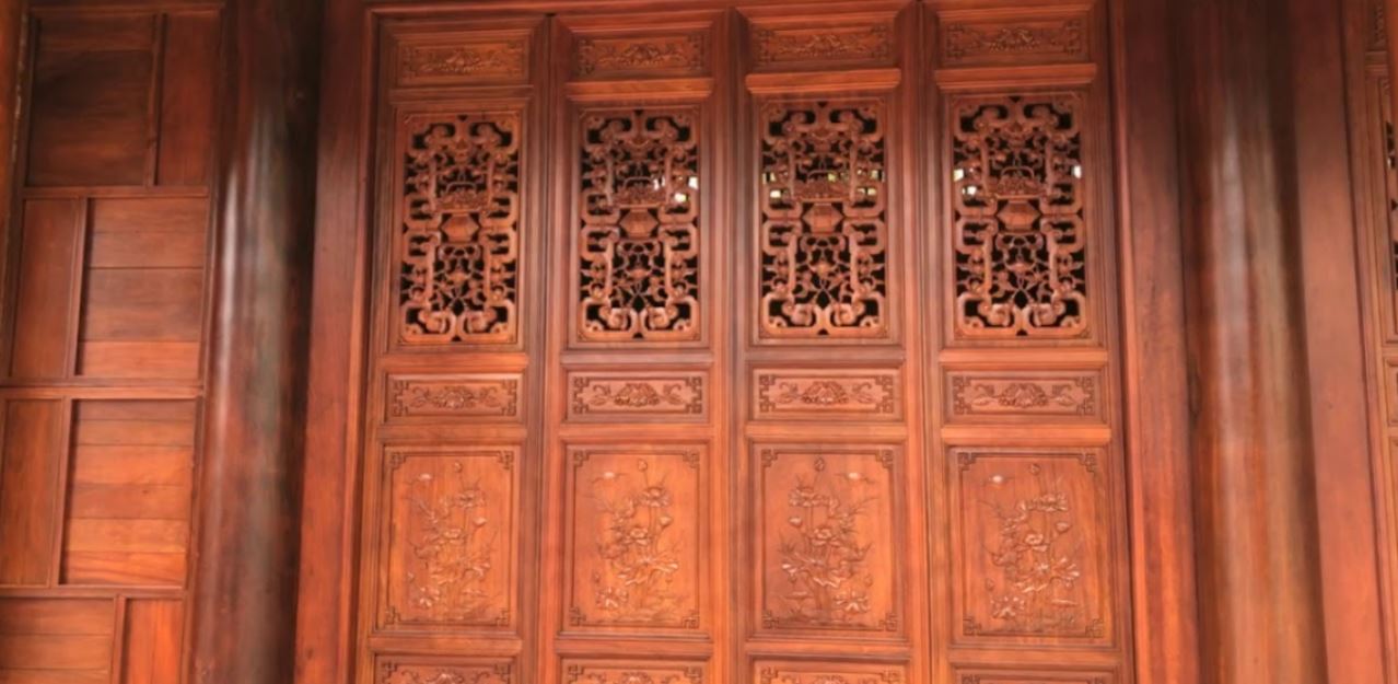 Hoa văn truyền thống được thấy trong những căn nhà ở Bắc Bộ