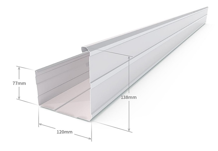 Máng xối, phụ kiện mái tôn giúp thoát nước hiệu quả