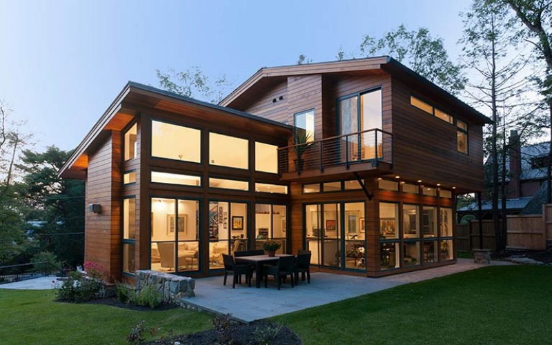 Thiết kế nhà khung thép kết hợp kính mang vẻ đẹp sang trọng, đẳng cấp