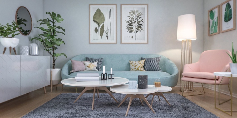 Phòng khách thiết kế Vintage tạo cảm giác hoài cổ