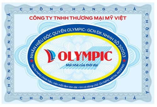 Mẫu tem nhãn Tôn Olympic