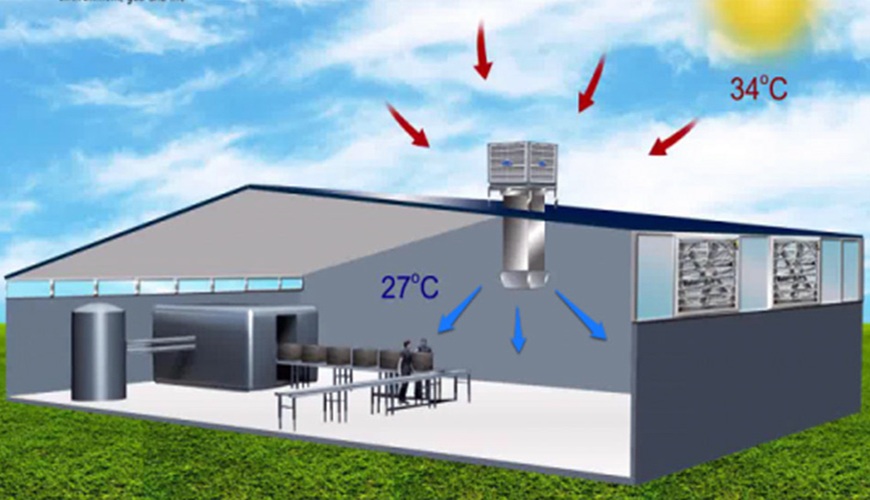 Trần chống nóng giúp nhà xưởng ổn định nhiệt độ sản xuất và bảo quản hàng hóa