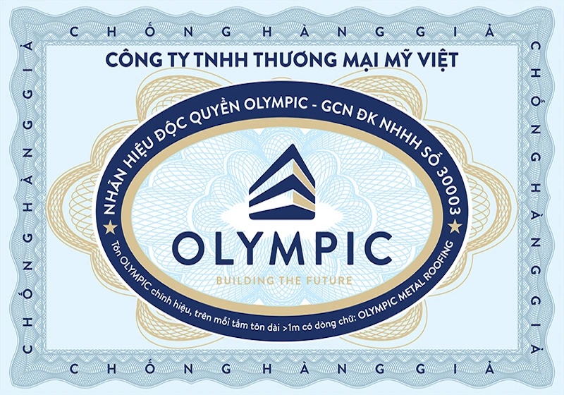 Tem chính hãng tôn Olympic