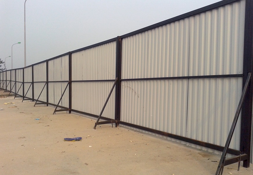 Tôn 11 sóng Olympic được ứng dụng làm vách ngăn công trình