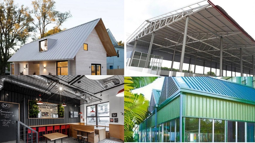 Ứng dụng của tôn 6 sóng trong lợp mái nhà