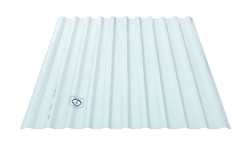 Tôn cách nhiệt 11 sóng Olympic trắng sữa sở hữu vẻ ngoài tinh khôi, bắt mắt