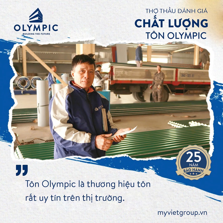 Khách hàng không còn xa lạ gì về thương hiệu Tôn Olympic và vị thế của nó trên thị trường