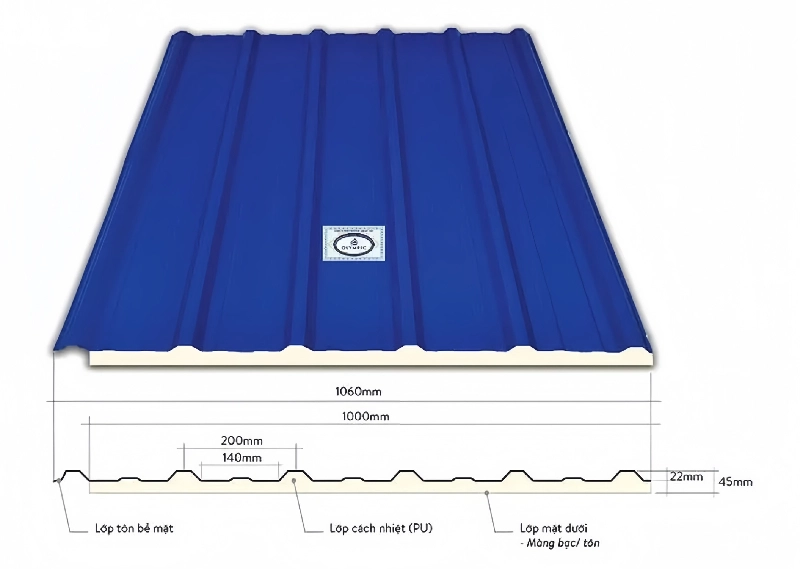 Đường sóng tôn cứng cáp, tinh tế