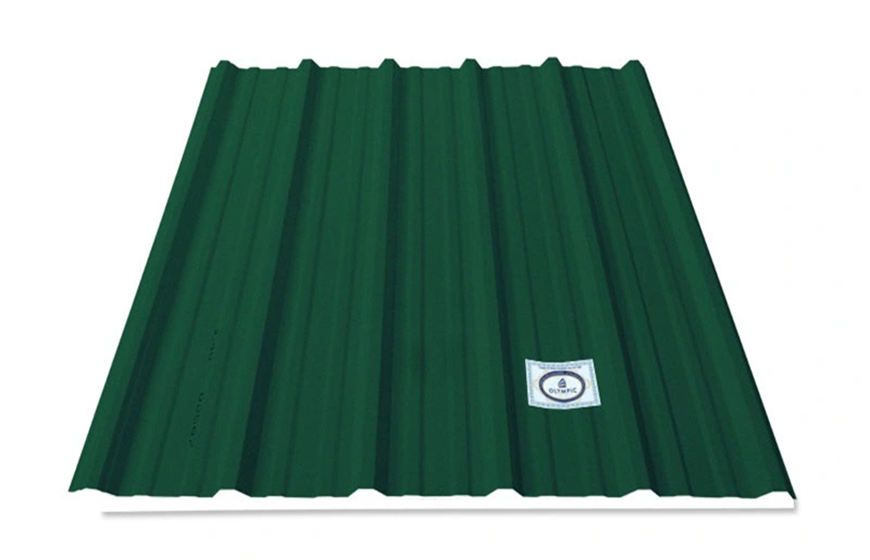 Tôn cách nhiệt 6 sóng Olympic xanh đen kim cương