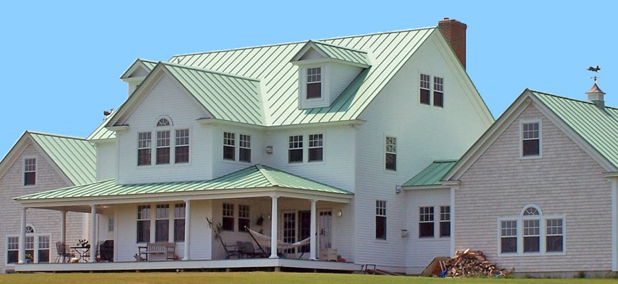 Màu xanh ngọc dựng nhà ở trông vừa tươi mát vừa như bước ra từ cổ tích