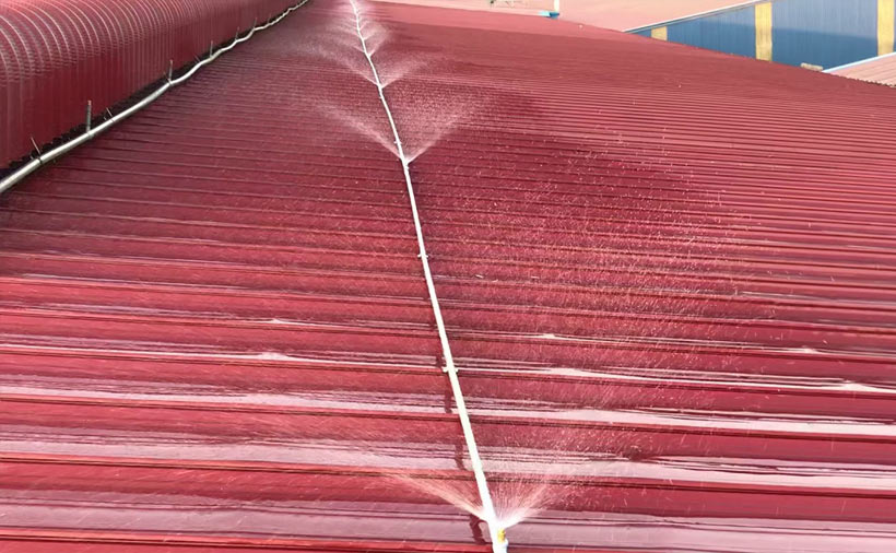 Phun sương làm mát mái tôn