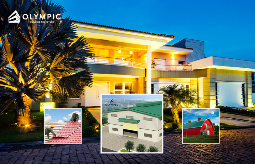 Tôn Olympic được ứng dụng trên nhiều công trình hiện đại