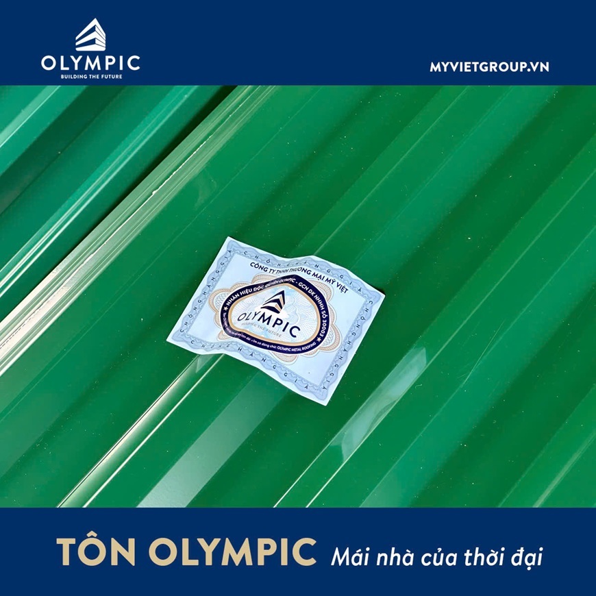 Tôn cách nhiệt 6 sóng Olympic được rất nhiều gia chủ tin tưởng lựa chọn