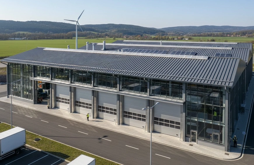 Tôn cách nhiệt 6 sóng Olympic giúp tạo môi trường làm việc ổn định trong nhà xưởng