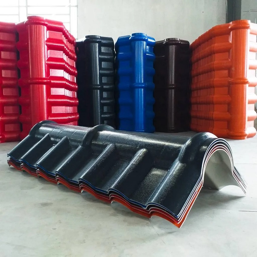 Gần như màu úp nóc tôn được sản xuất trùng với các màu tôn phổ biến