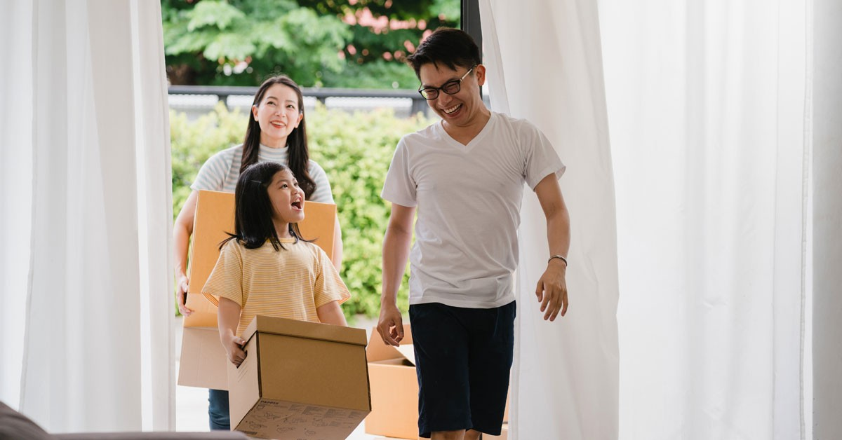 Luôn giữ tinh thần vui vẻ khi chuyển vào nhà mới