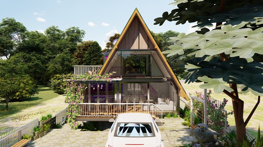 Các homestay tiền chế tại Đà Lạt thiết kế linh hoạt và gần gũi