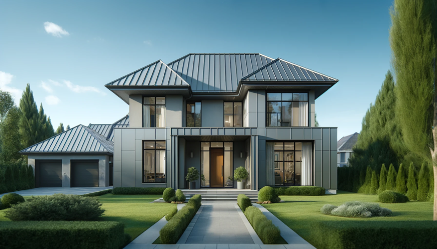 Tôn lợp mái, xu hướng bảo vệ đồng thời tăng tính thẩm mỹ cho công trình hiện đại