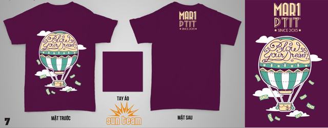 Mẫu áo Sun Team
