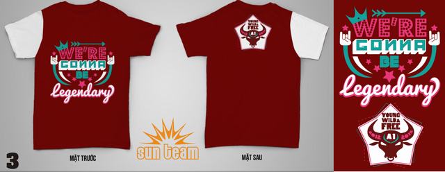 Mẫu áo Sun Team
