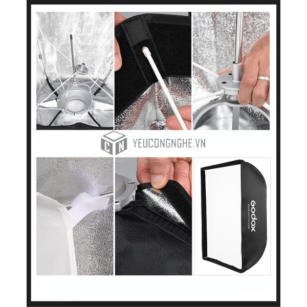 Softbox thao tác nhanh Godox 60x90cm
