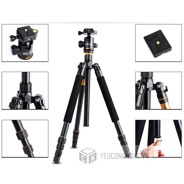 Chân máy ảnh Tripod Beike Q999S version II