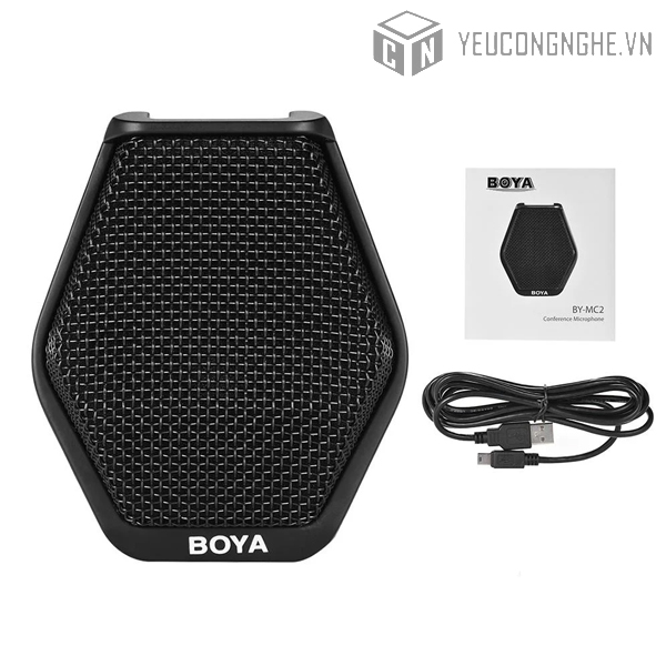 Mic thu âm hội nghị, hội thảo BOYA BY-MC2 directional conference microphone
