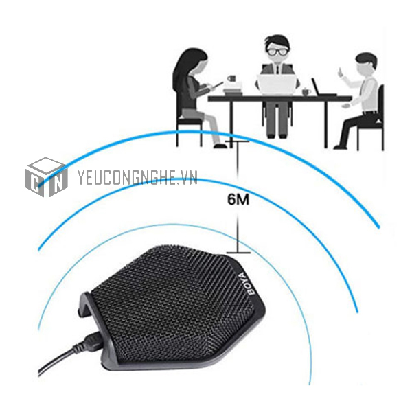 Mic thu âm hội nghị, hội thảo BOYA BY-MC2 directional conference microphone