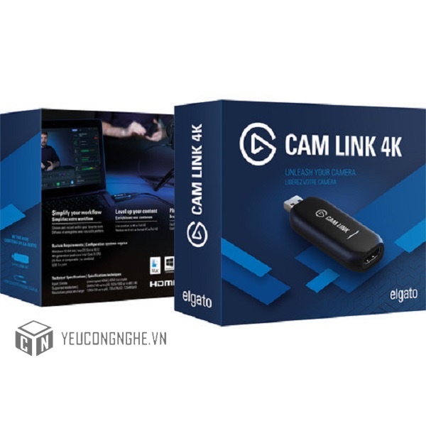 Thiết bị stream Elgato Cam Link 4K chính hãng