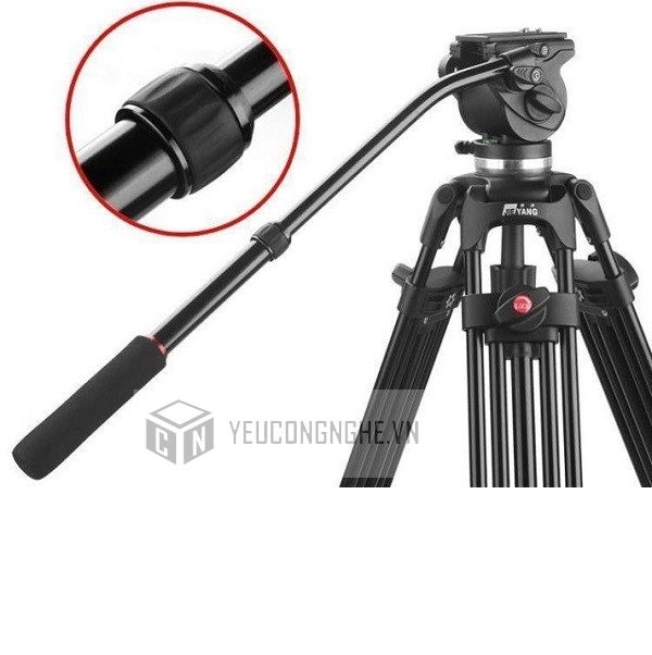 Chân máy quay floor spreader Tripod Jieyang 0508AD