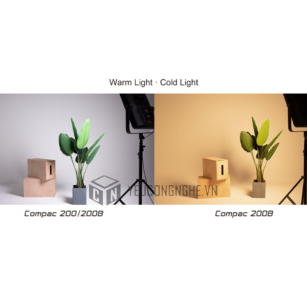 NANLite Compac 200B Bi – Đèn LED hỗ trợ tối đa cho phòng chụp (FN302)