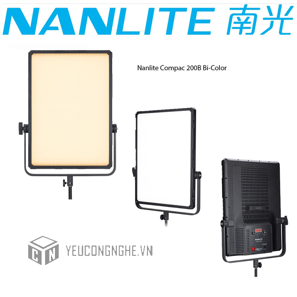 NANLite Compac 200B Bi – Đèn LED hỗ trợ tối đa cho phòng chụp (FN302)